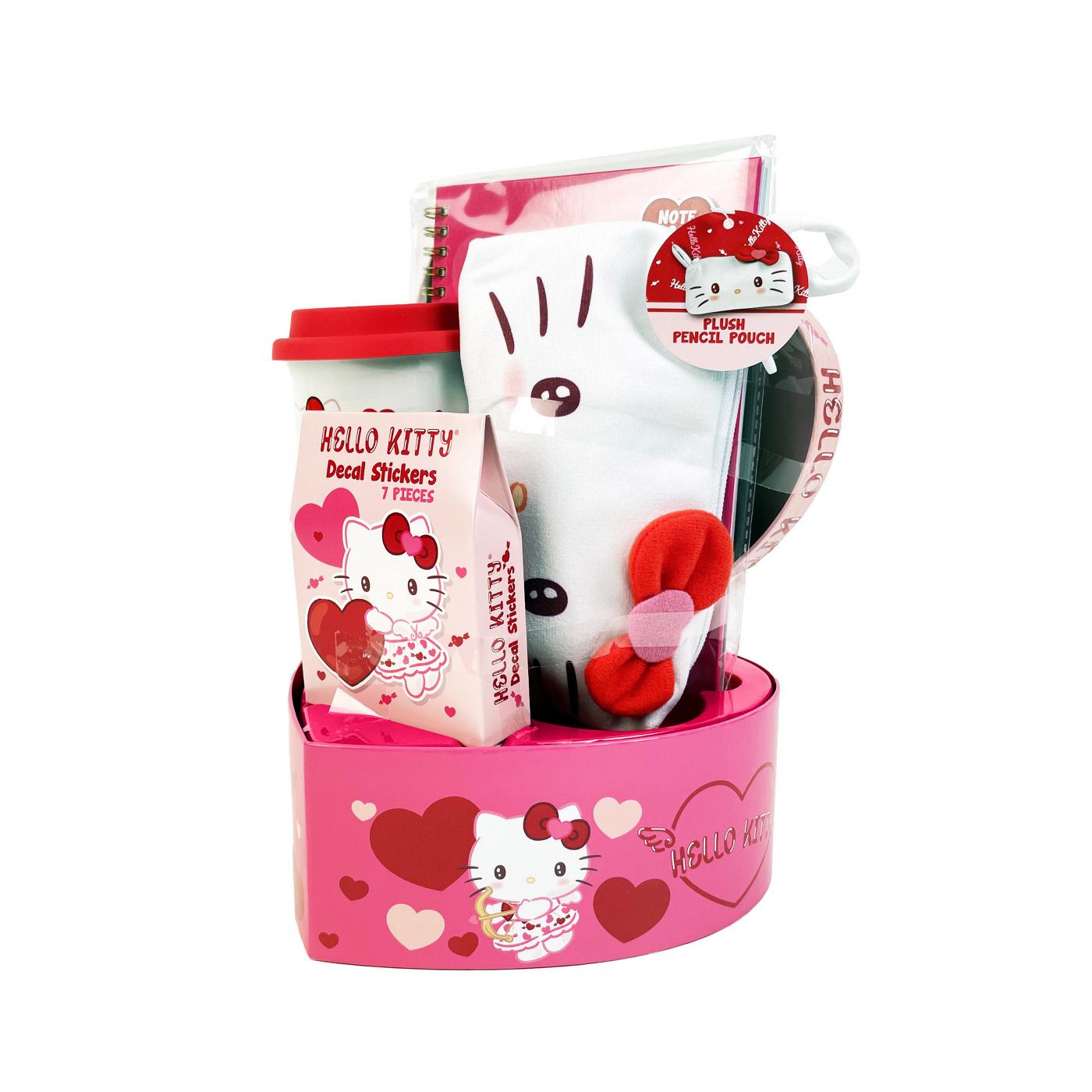 Megatoys Hello Kitty Heart Tin Box Valentine's Gift Set; image 3 of 4