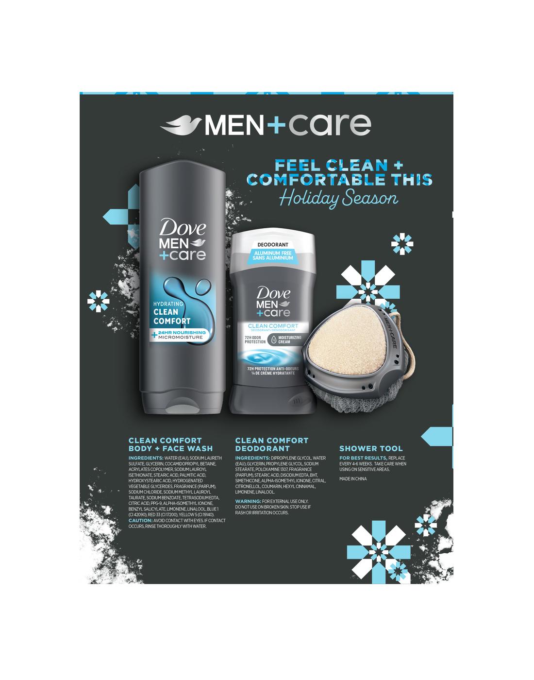 Dove Men+Care Holiday Gift Set - Clean Comfort; image 2 of 5