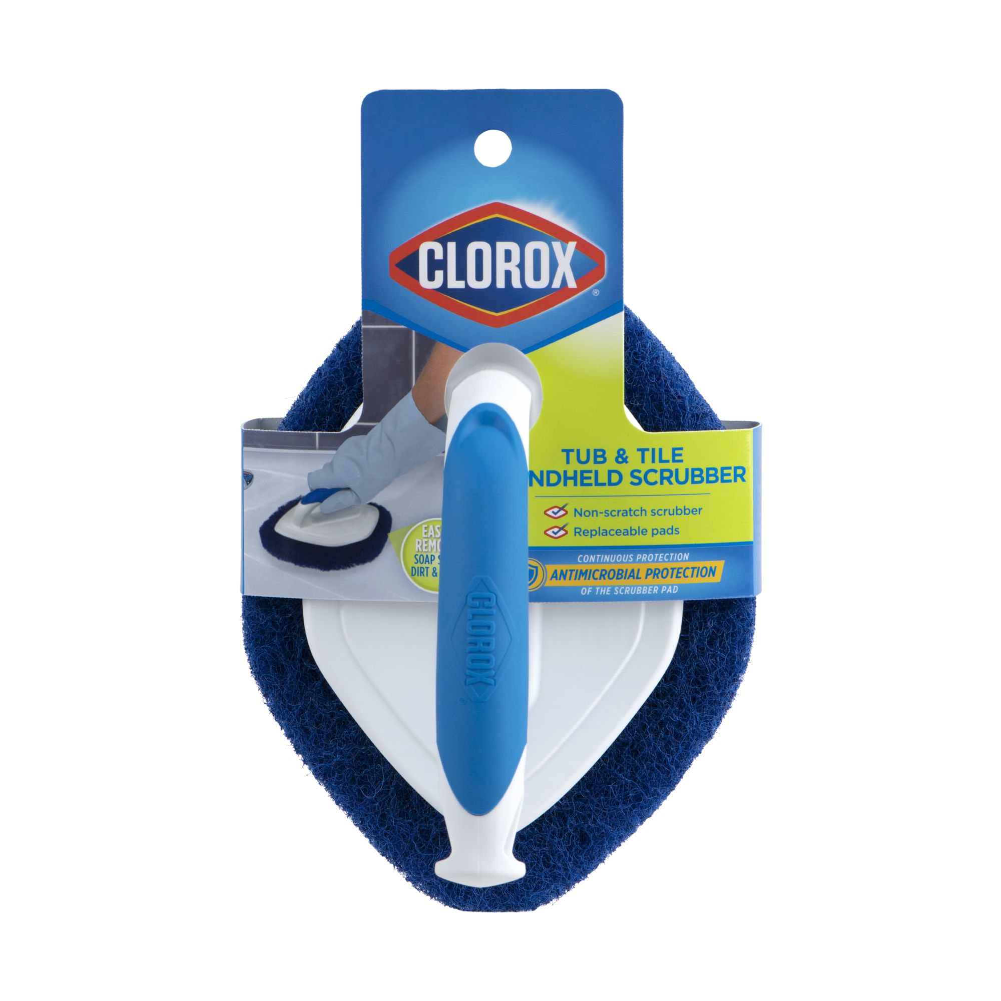 Clorox Tub & Tile Handheld Scrubber - Shop Sponges & scrubbers at H-E-B