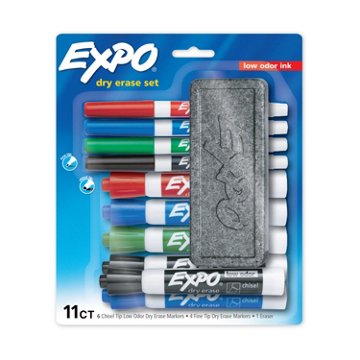 EXPO Dry Erase Marker Set - Assorted Ink