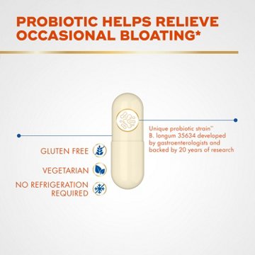 Align Probiotic Capsules, Bloating Relief + Food Digestion, Probiotics for Digestive Health & Metabolism