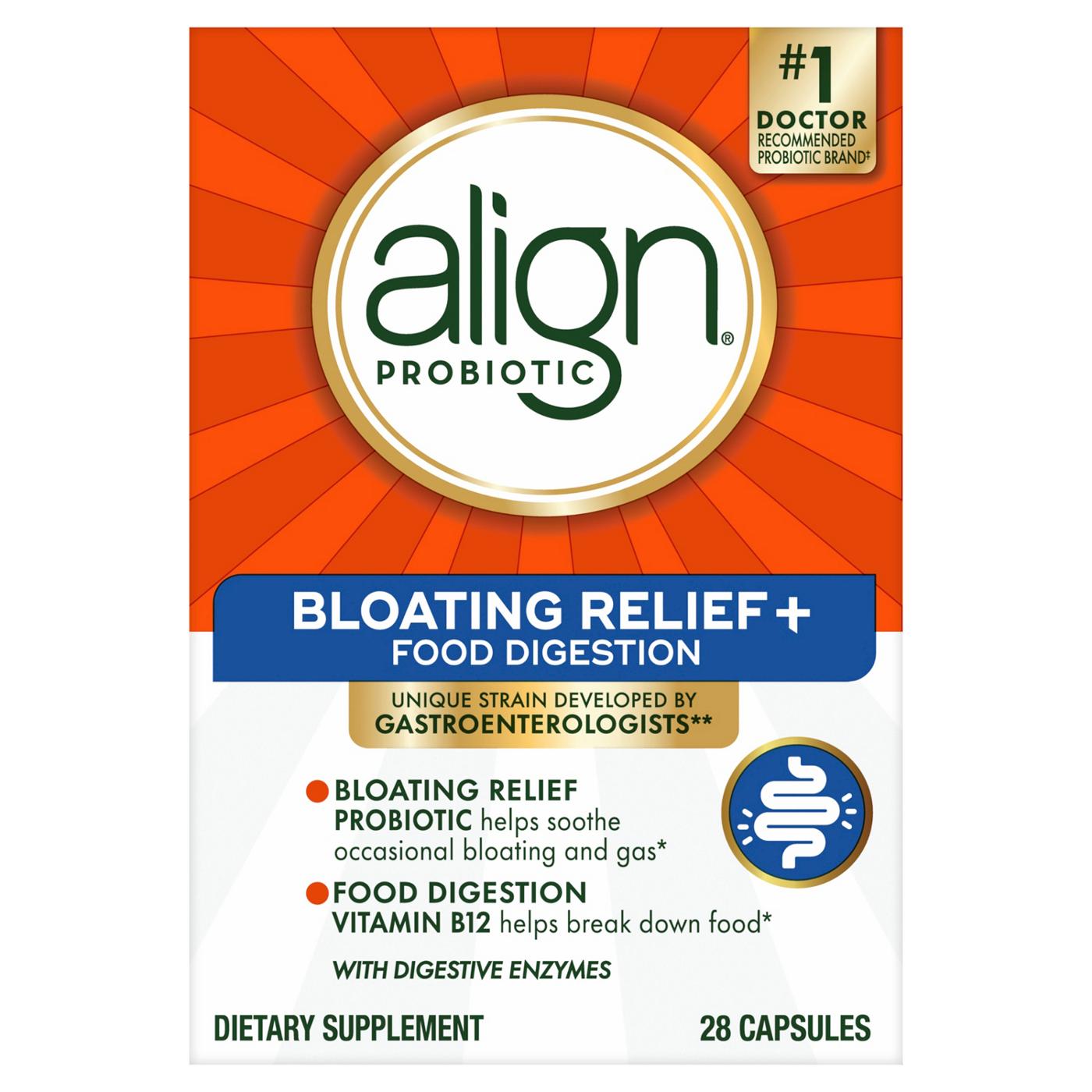 Align Probiotic Bloating & Digestion Relief Capsules; image 1 of 2