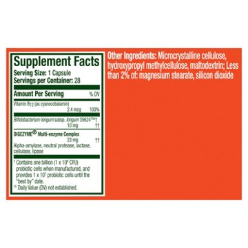 Align Probiotic Capsules, Bloating Relief + Food Digestion, Probiotics for Digestive Health & Metabolism