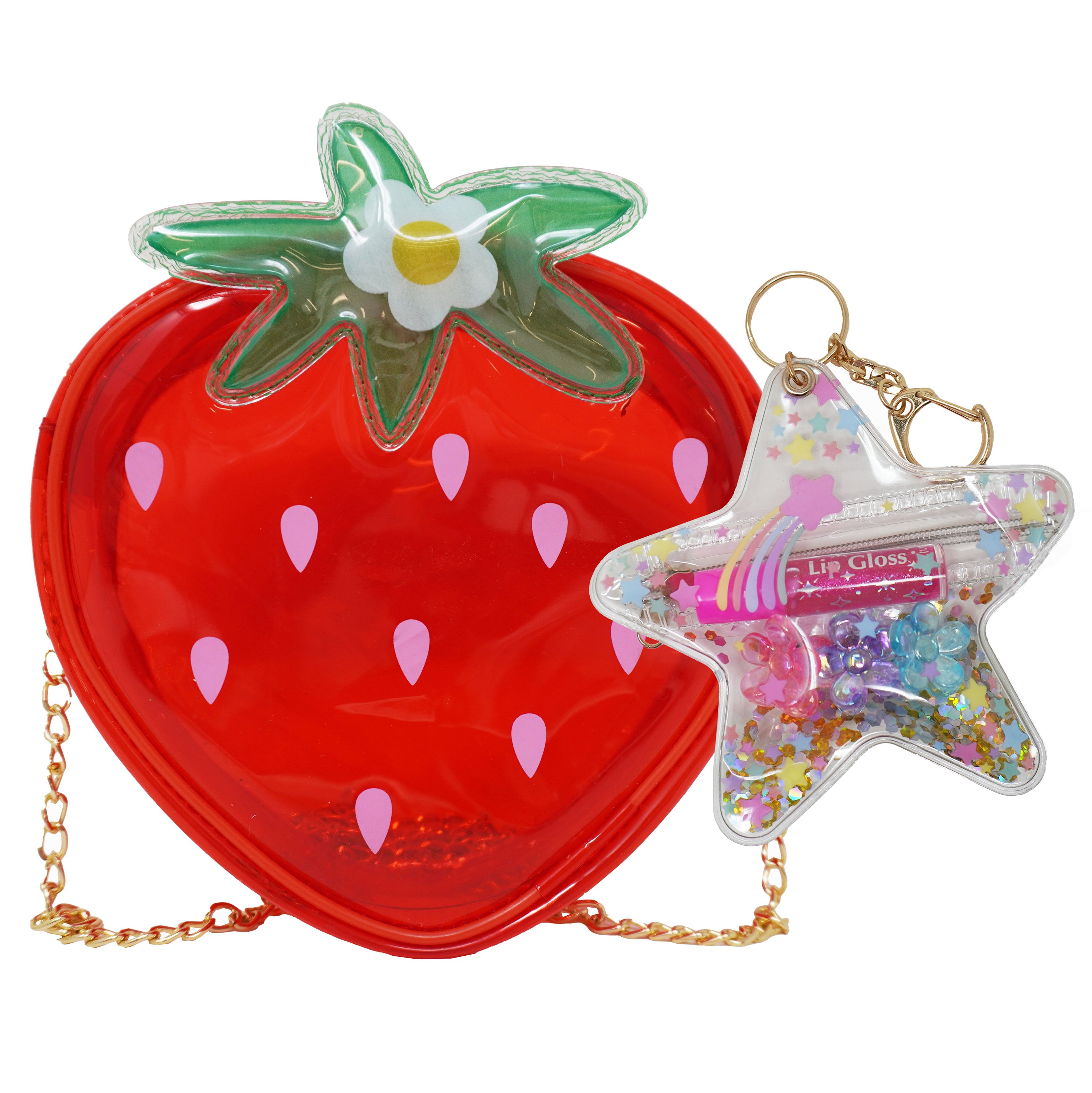 Hot Focus Strawberry Crossbody & Keychain Set - Shop