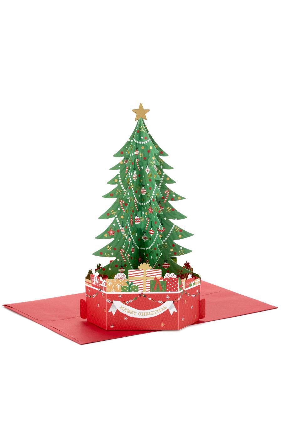 Hallmark Paper Wonder Christmas Tree Pop Up Card - S24, S1; image 1 of 6