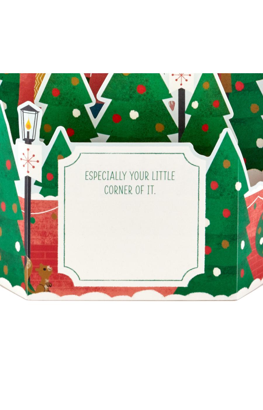 Hallmark Paper Wonder Carolers Musical Pop Up Christmas Card (Joy to the World) - S16; image 6 of 6