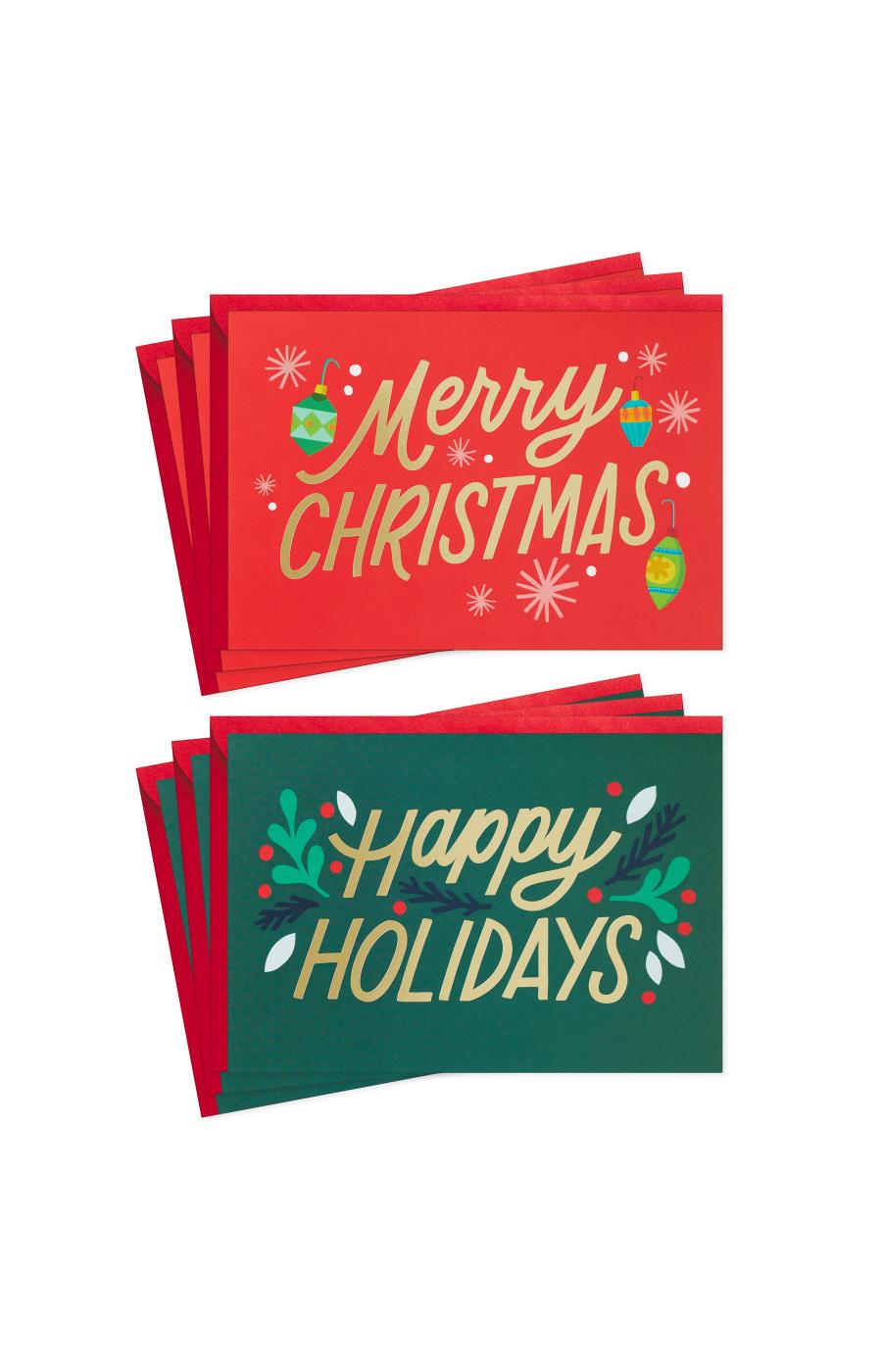 Hallmark Assorted Modern Christmas Cards & Envelopes - S18; image 1 of 6