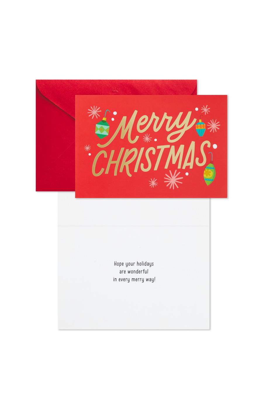 Hallmark Assorted Modern Christmas Cards & Envelopes - S18; image 5 of 6