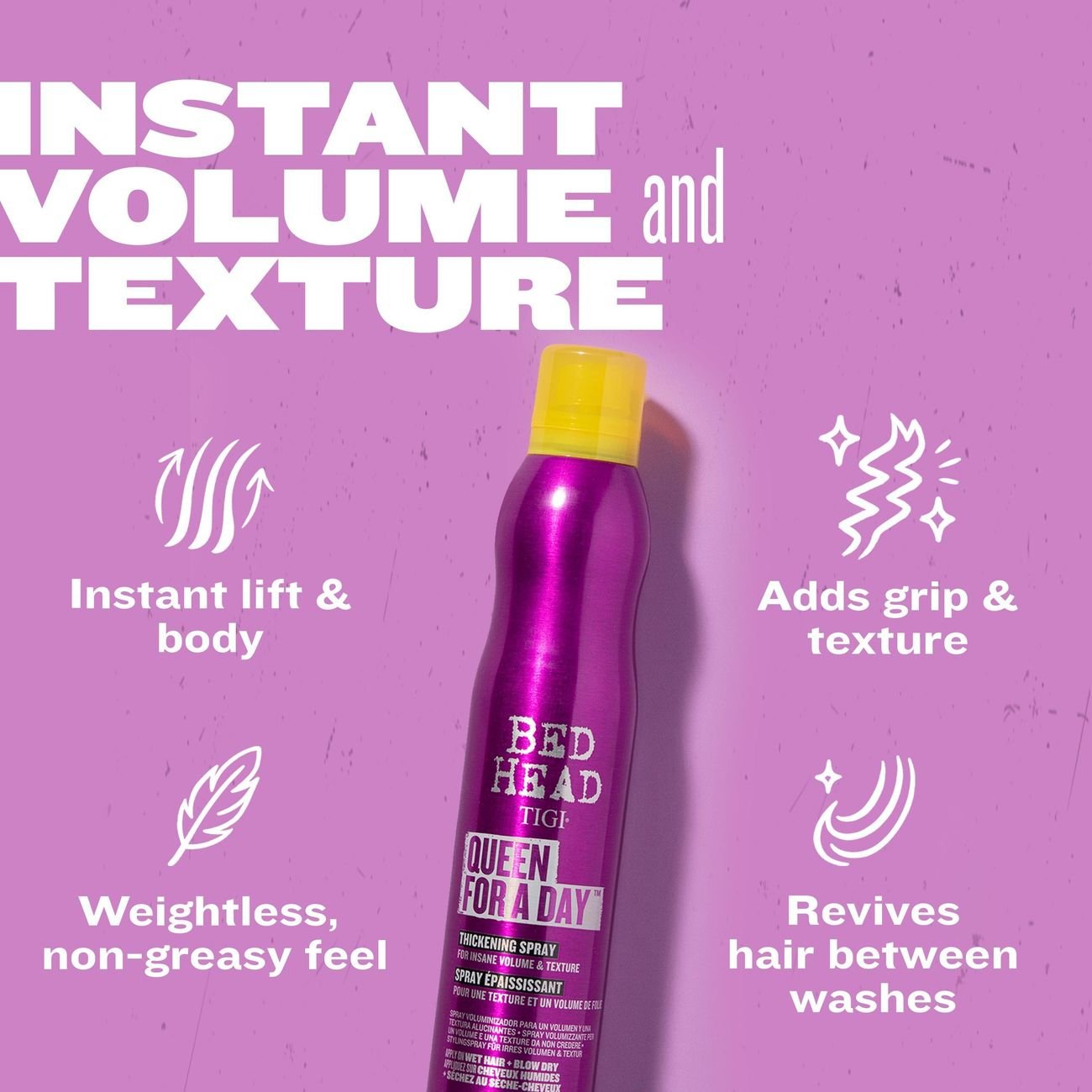 Bed Head by TIGI Queen For A Day Thickening Spray - Fine Hair