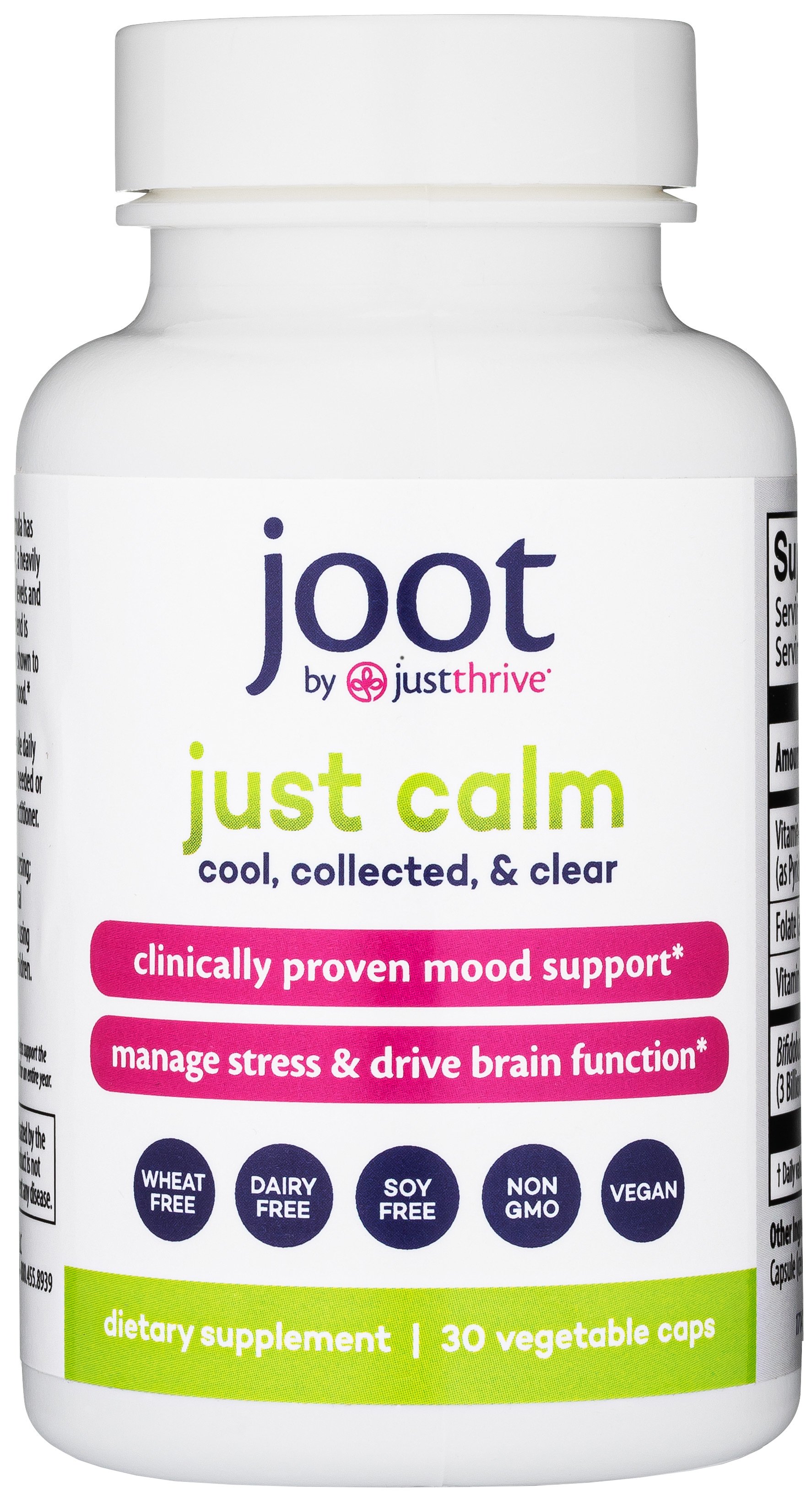 Just Thrive Joot Just Calm Capsules, 30 ct | Central Market - Really ...