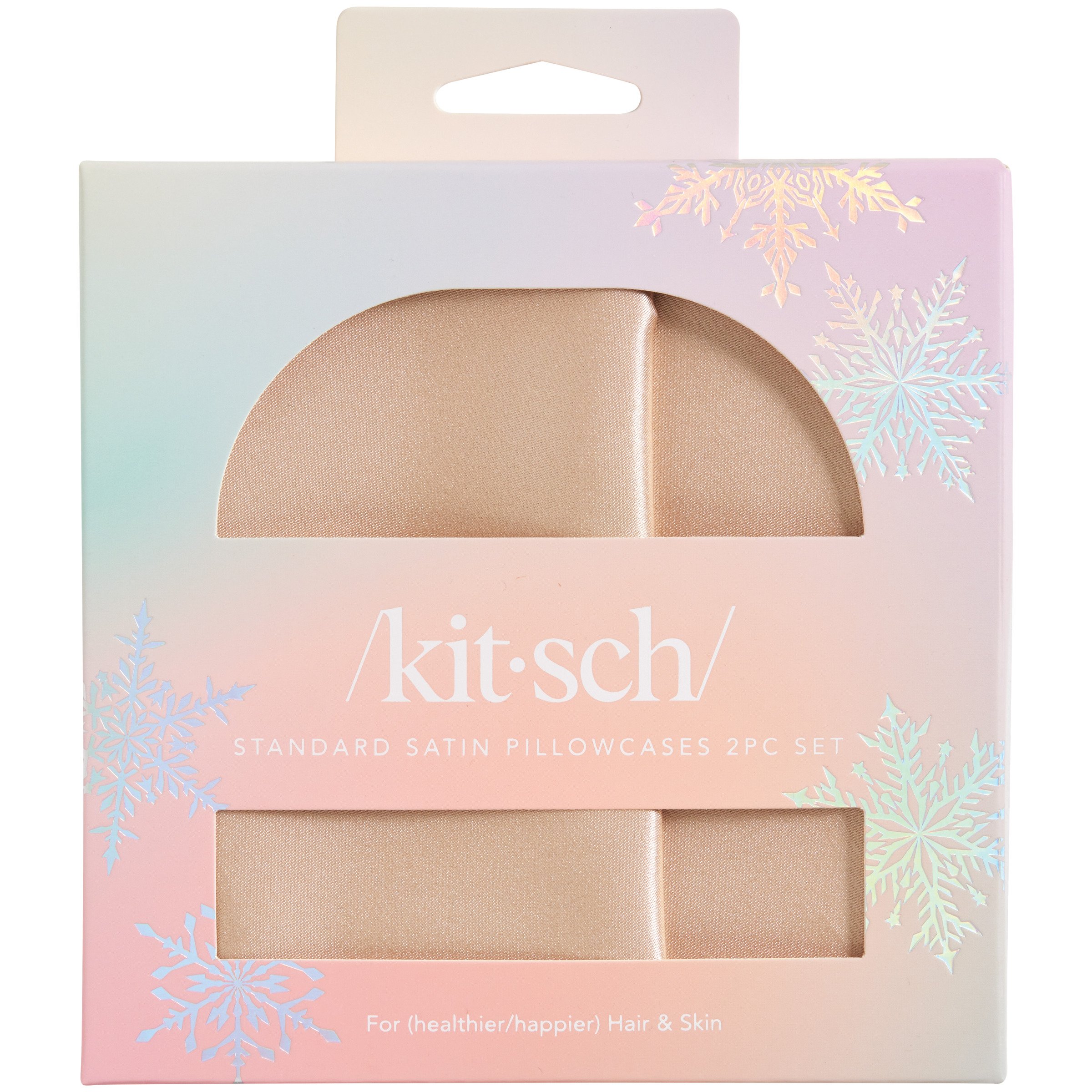 Kitsch Holiday Satin Pillowcases Champagne Shop Hair accessories at HEB