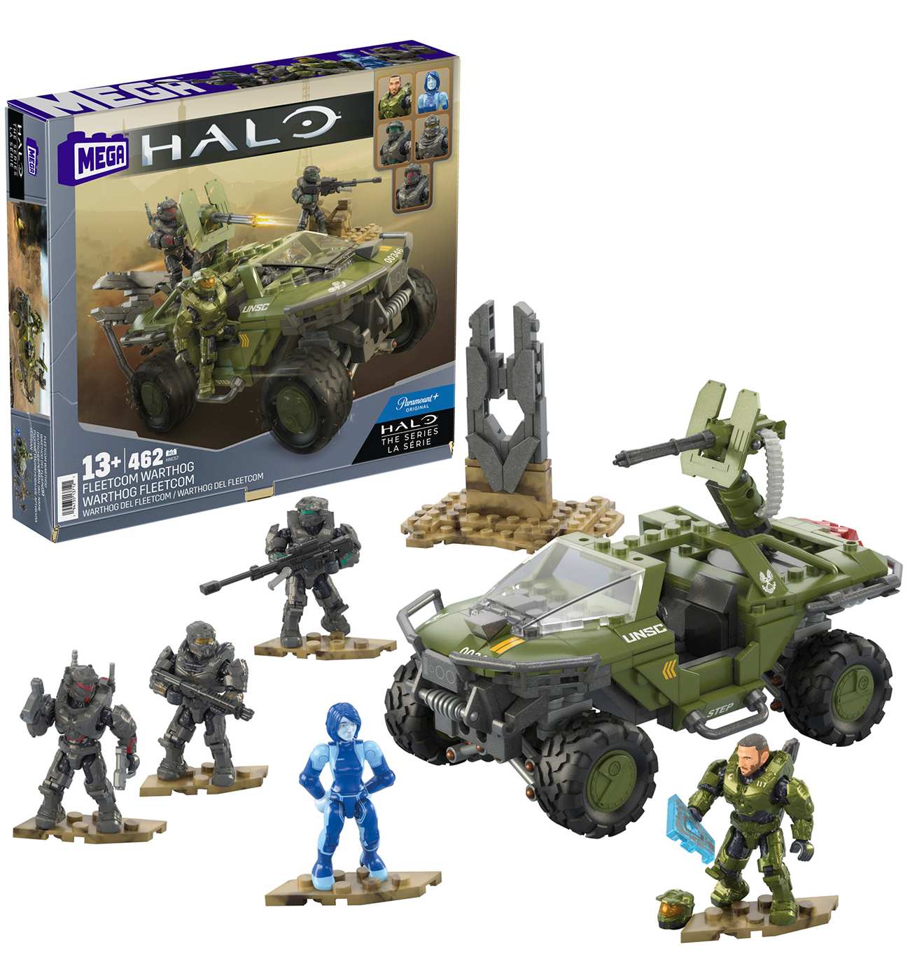 MEGA Halo Fleetcom Warthog Set; image 2 of 3