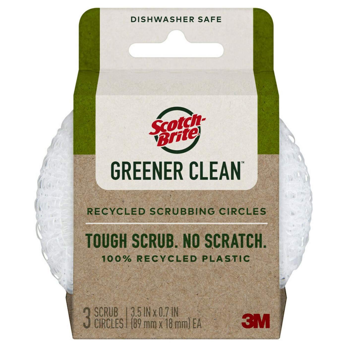 Scotch-Brite Greener Clean Recycled Scrubbing Circles; image 1 of 2