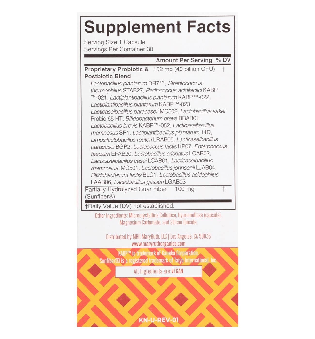 Mary Ruth's Women's Daily Care 3-in-1 Probiotic Capsules; image 2 of 6