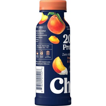 Chobani 20G Protein Zero Sugar Added Yogurt Drink - Peaches & Cream