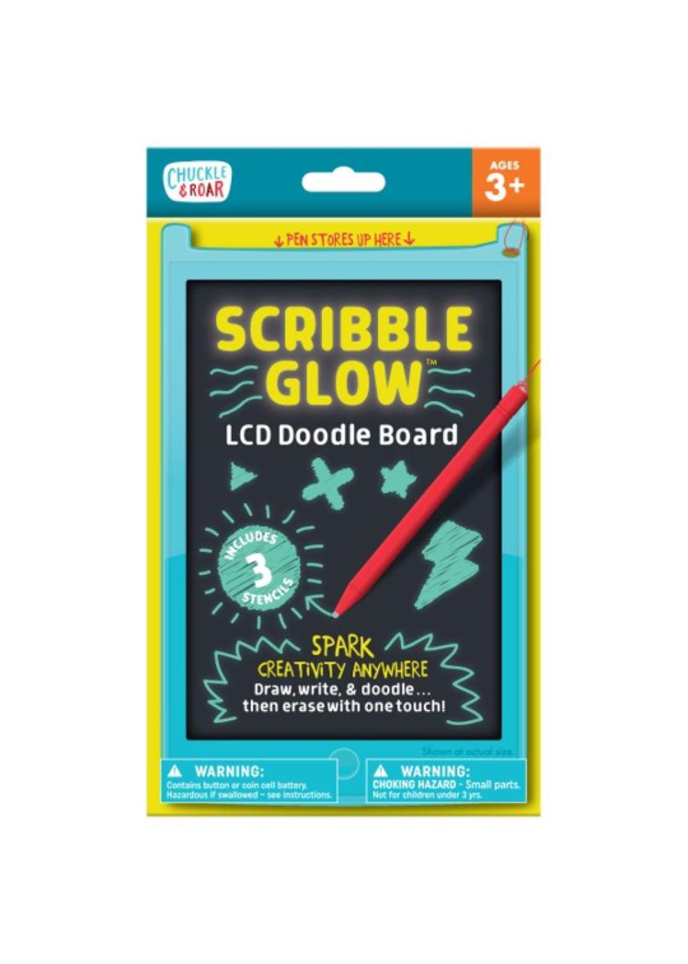 Chuckle & Roar Scribble Glow LCD Doodle Board; image 1 of 4