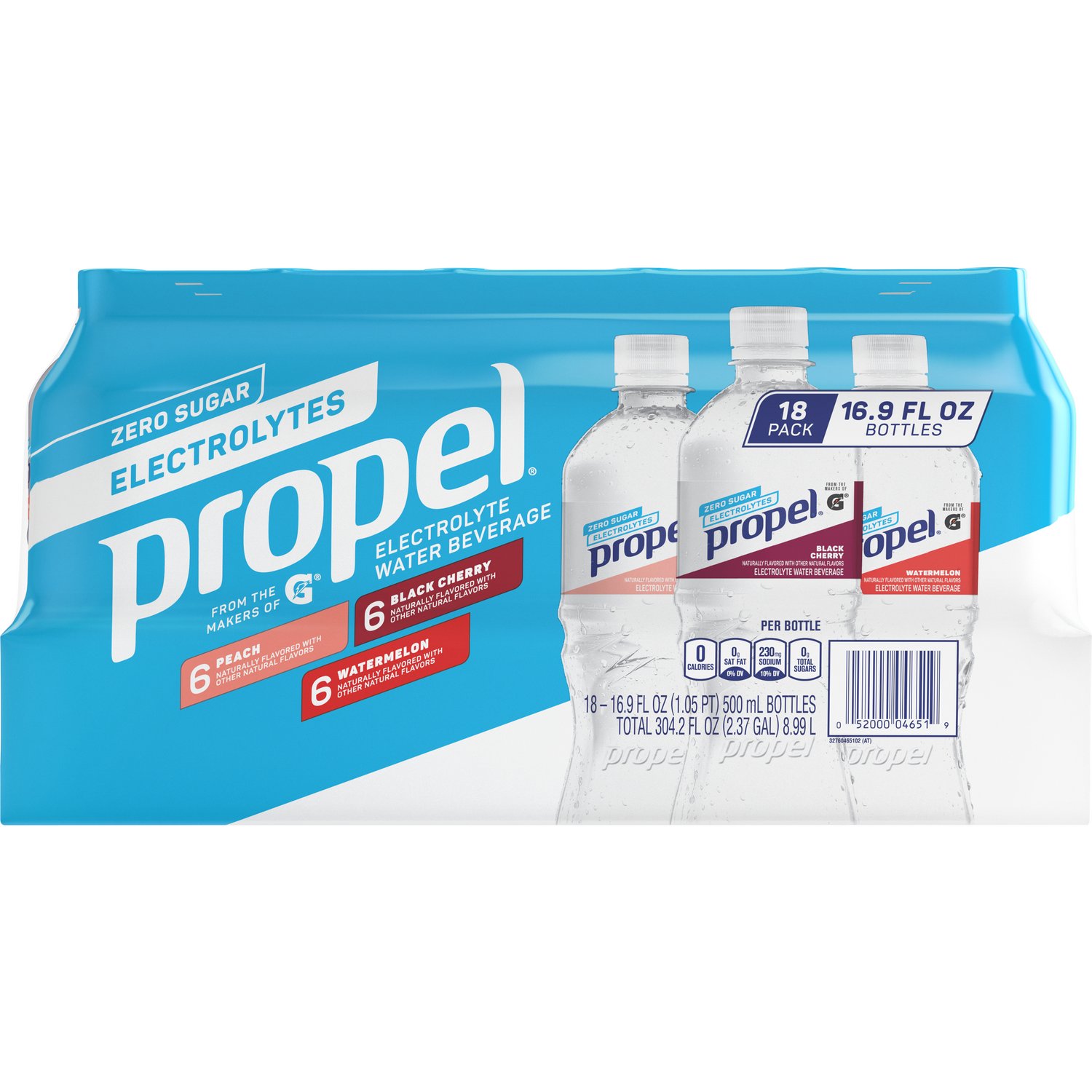 Propel Variety Pack Peach Black Cherry Watermelon - Shop Sports ...