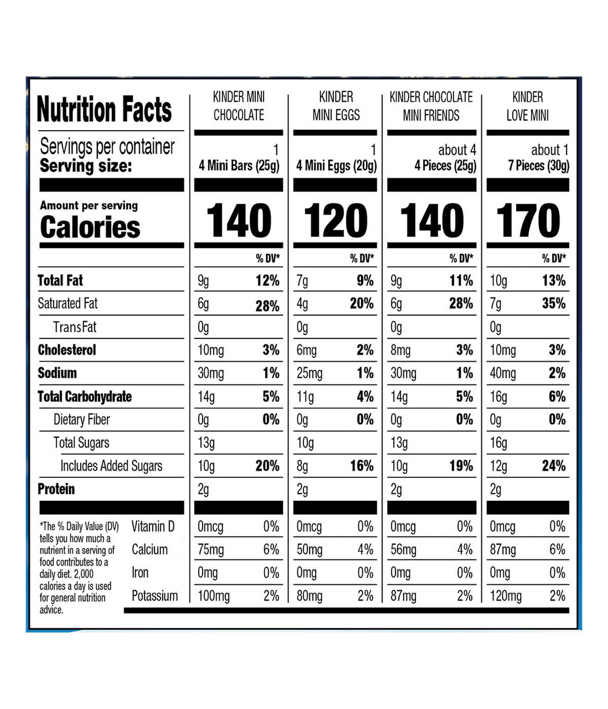 Kinder Assorted Chocolates Christmas Countdown Calendar Shop Candy at