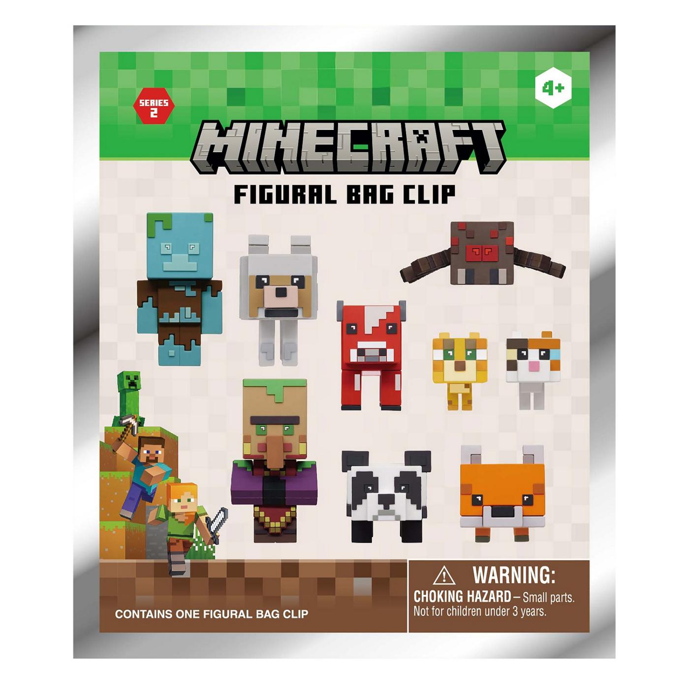 Monogram International Minecraft Figural Bag Clip - Series 2; image 1 of 2