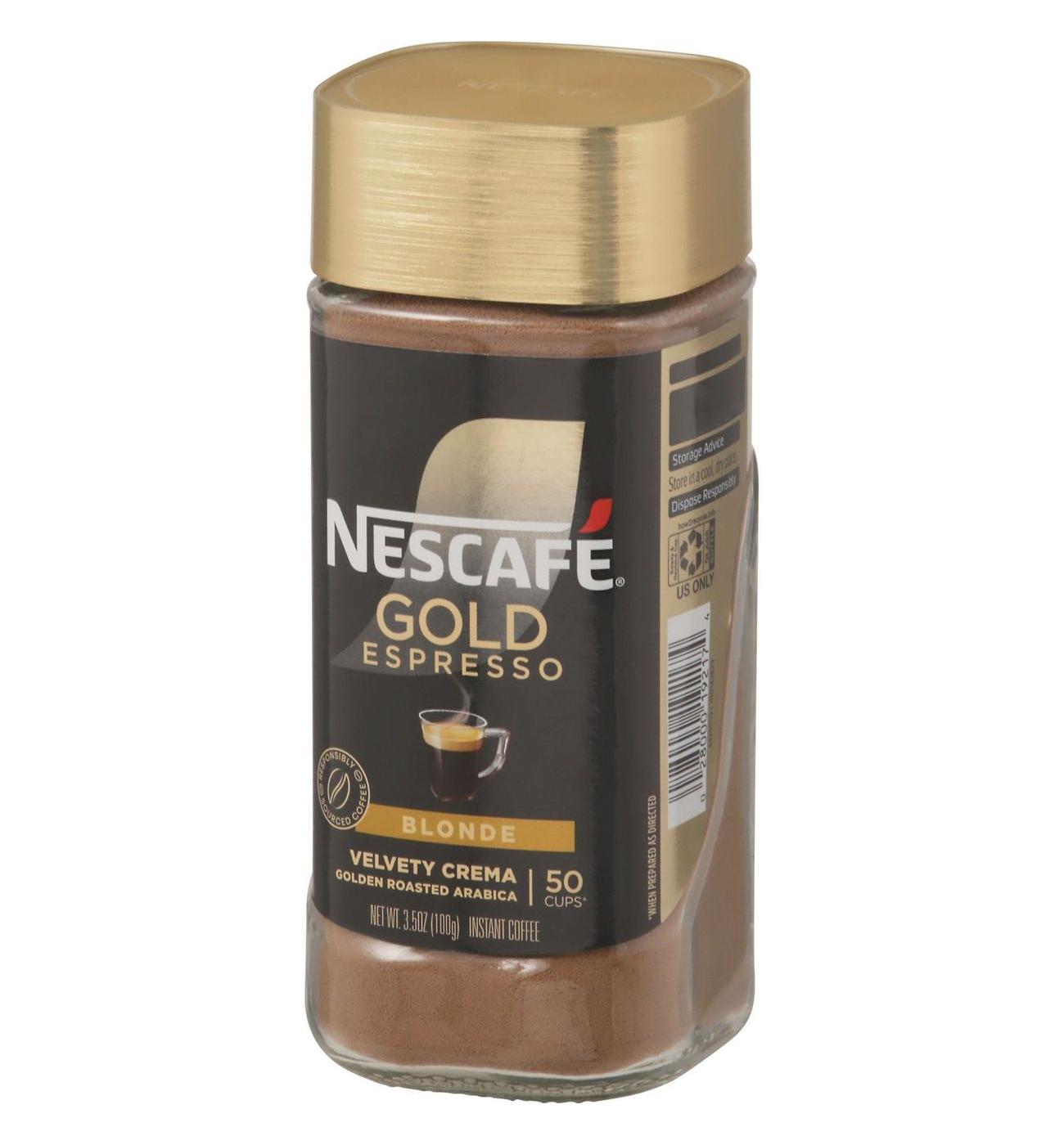 Nescafe Gold Blonde Espresso Instant Coffee; image 4 of 9