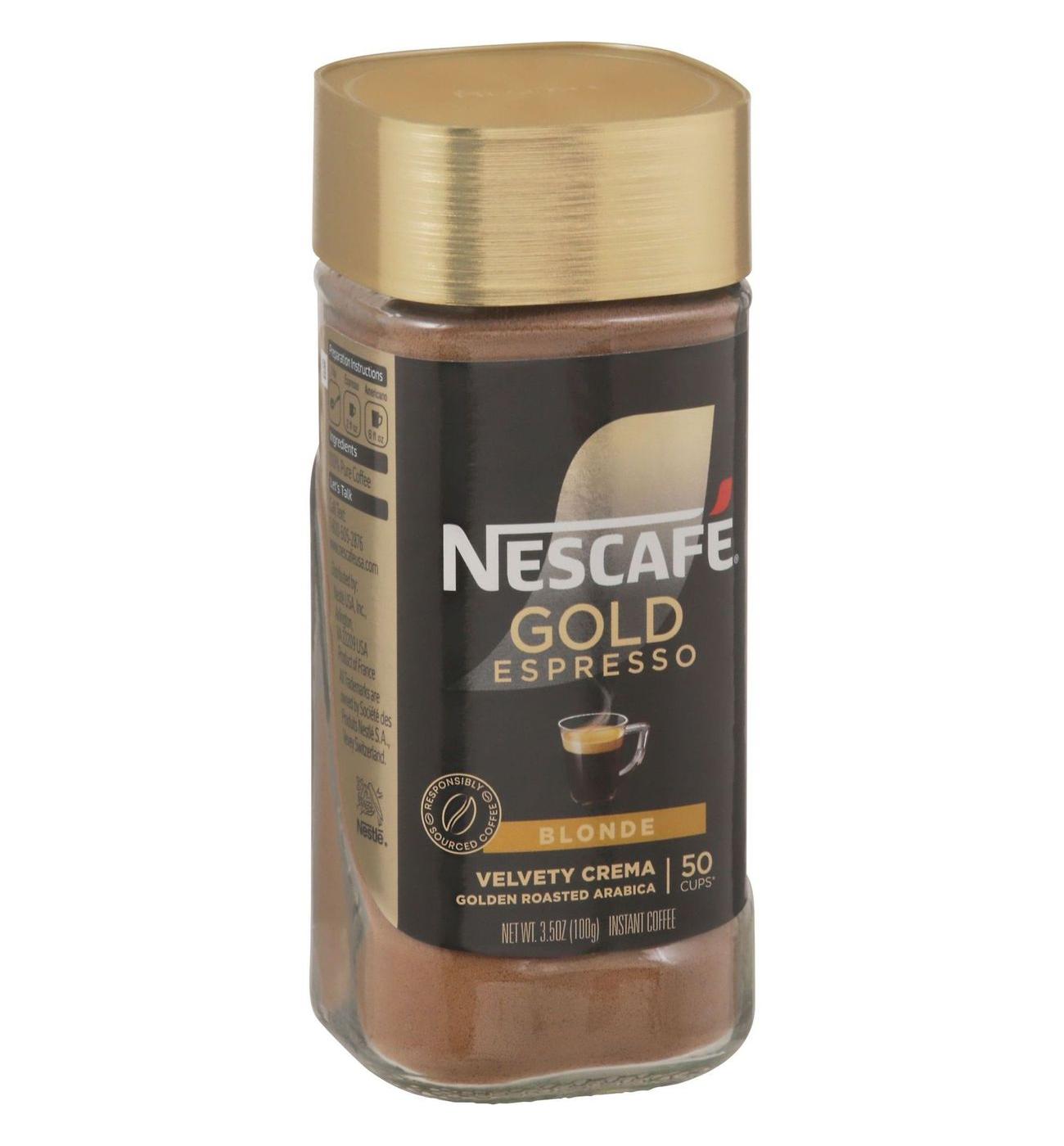 Nescafe Gold Blonde Espresso Instant Coffee; image 7 of 9