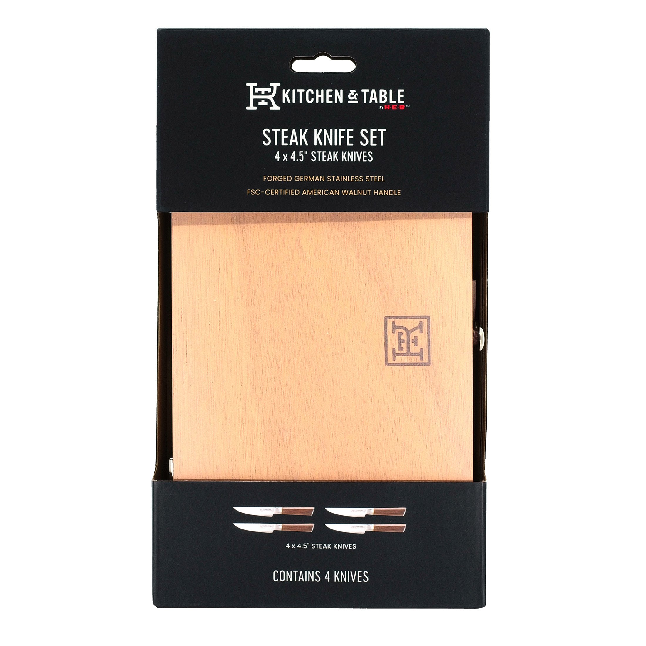 Kitchen & Table by H-E-B Steak Knife Set - Shop Knives at H-E-B