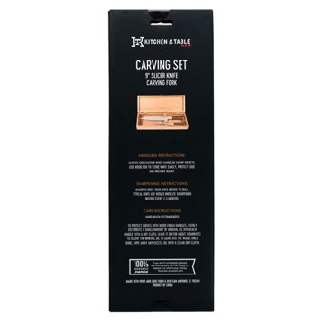 Kitchen & Table by H-E-B Carving Knife Set, 2 pc