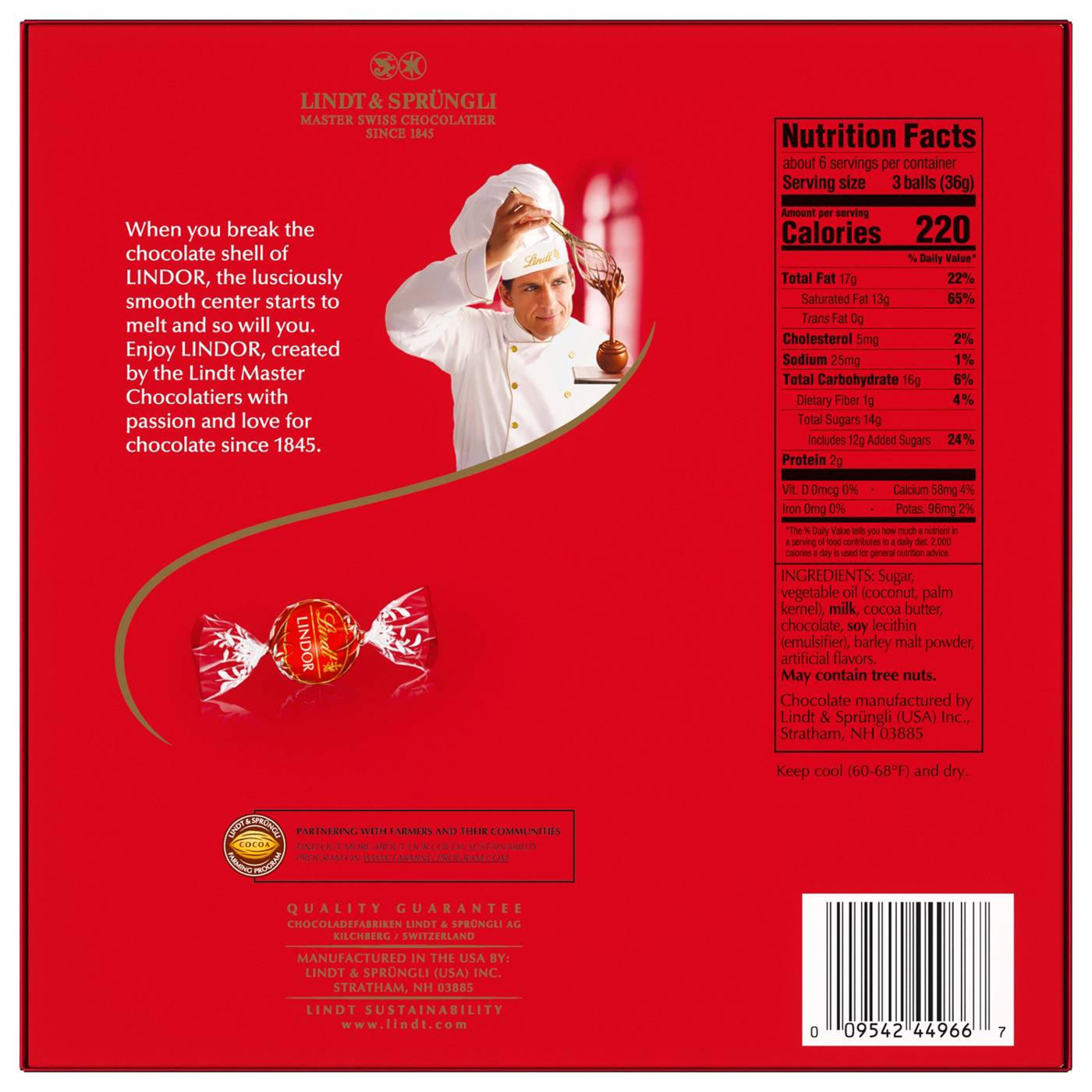 Lindt Lindor Milk Chocolate Truffles Christmas Gift Box Shop Candy at