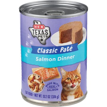 H-E-B Texas Pets Classic Paté Wet Cat Food – Salmon