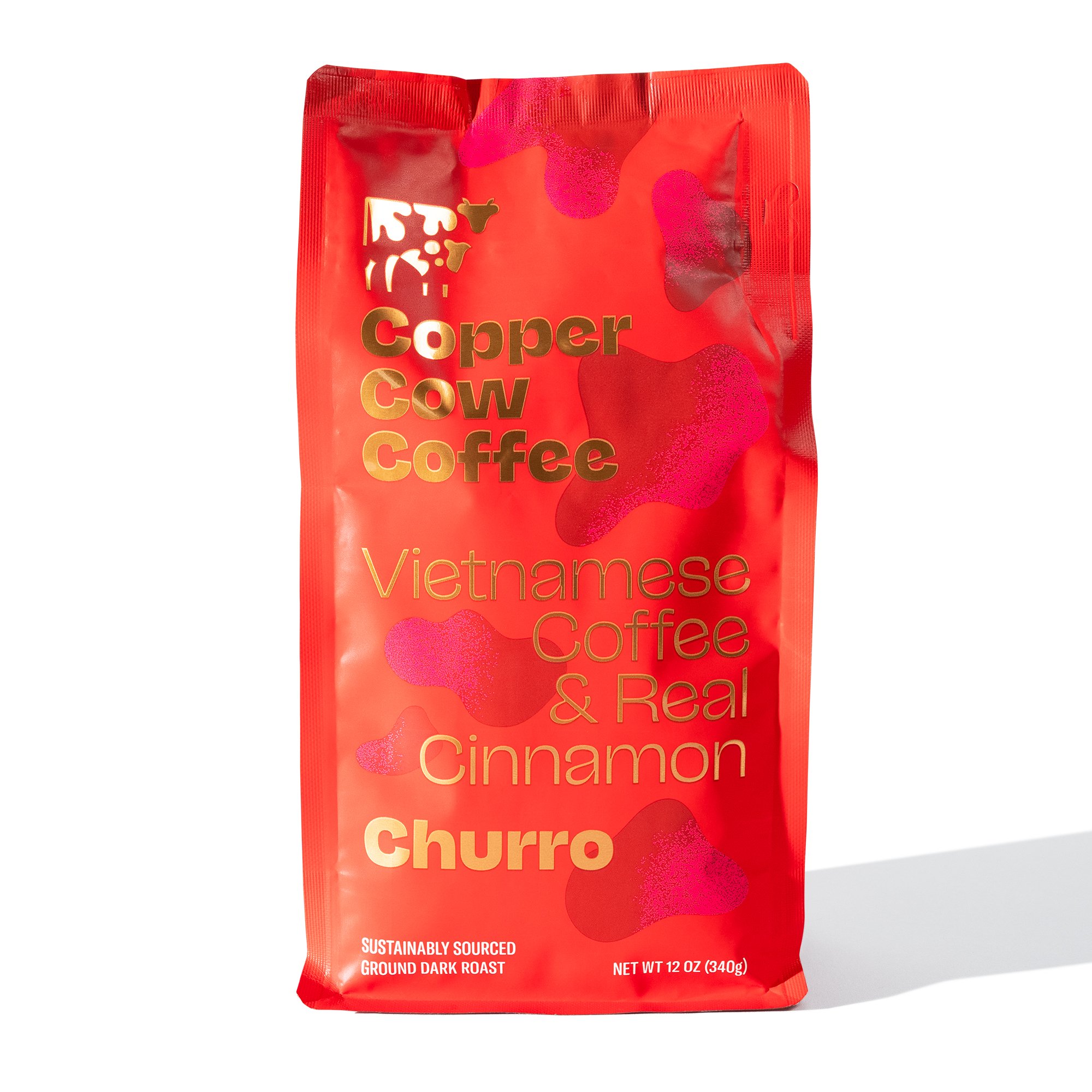 Copper Cow Coffee Churro Ground Dark Roast - Shop Coffee at H-E-B