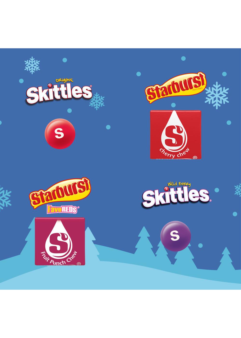 Skittles & Starburst Assorted Fun Size Christmas Candy; image 7 of 7