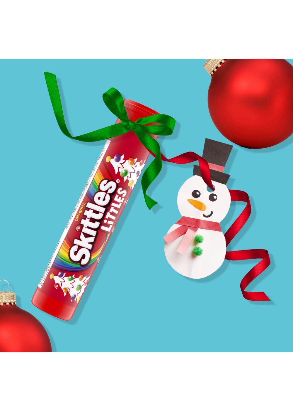 Skittles Littles Christmas Candy Tube; image 4 of 7