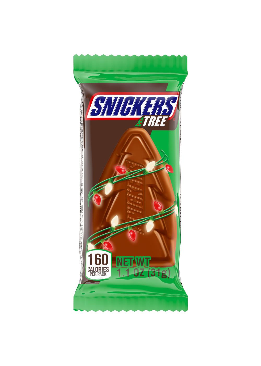 Snickers Tree Milk Chocolate Christmas Candy; image 1 of 7