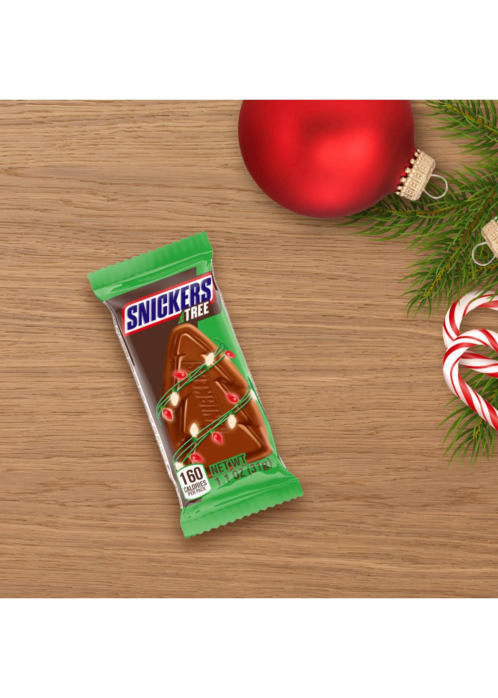 Snickers Trees Christmas Milk Chocolate Candy Bar; image 2 of 10