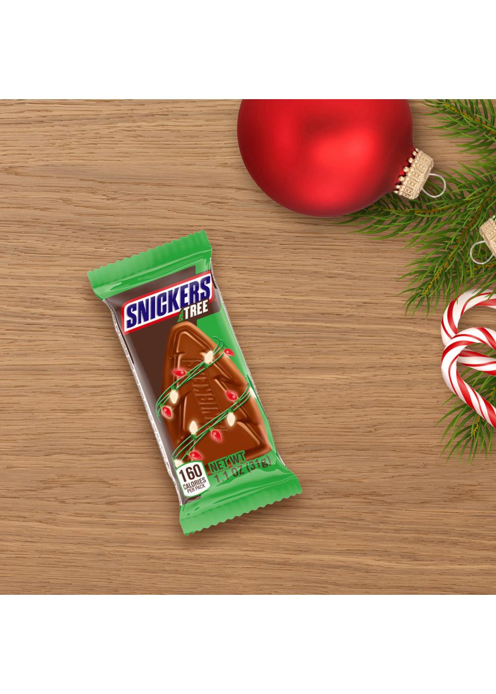 Snickers Tree Milk Chocolate Christmas Candy; image 2 of 7