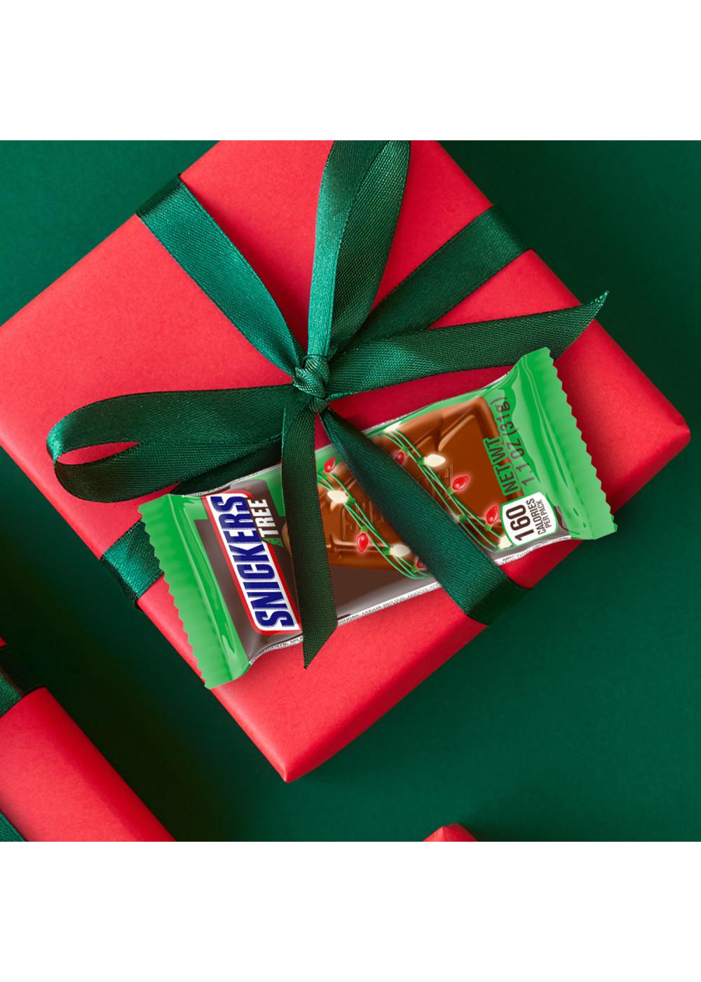 Snickers Tree Milk Chocolate Christmas Candy; image 7 of 7