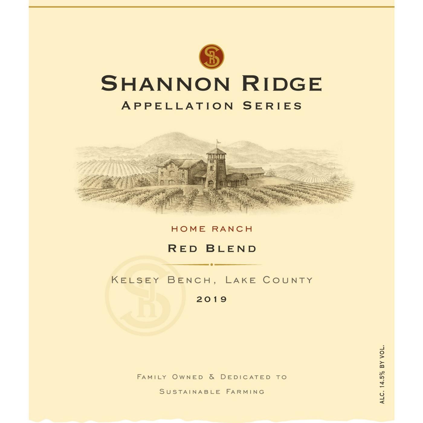 Shannon Ridge Home Ranch Red Blend; image 2 of 3