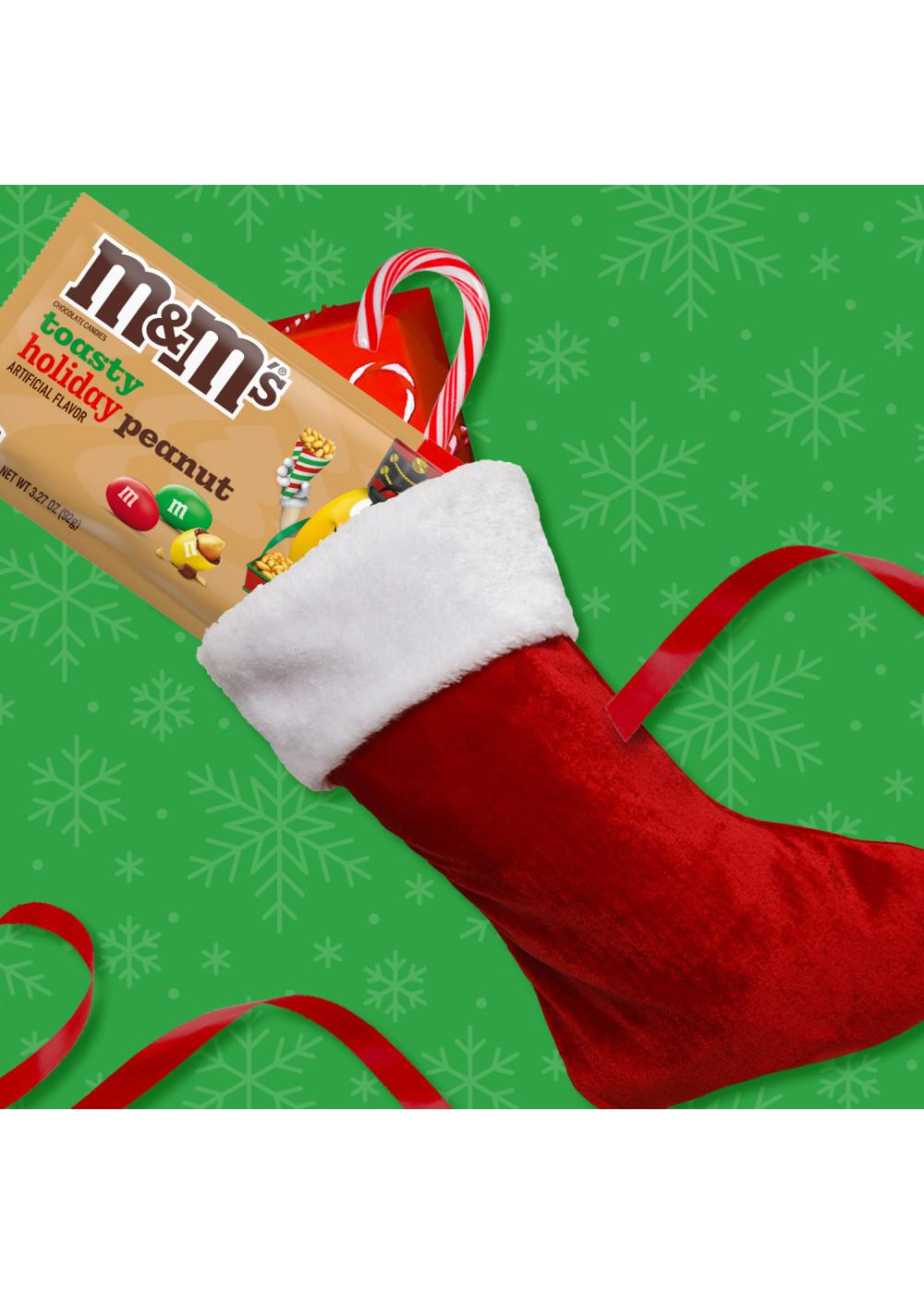 M&M'S Toasty Holiday Peanut Chocolate Christmas Candy - Share Size; image 4 of 7