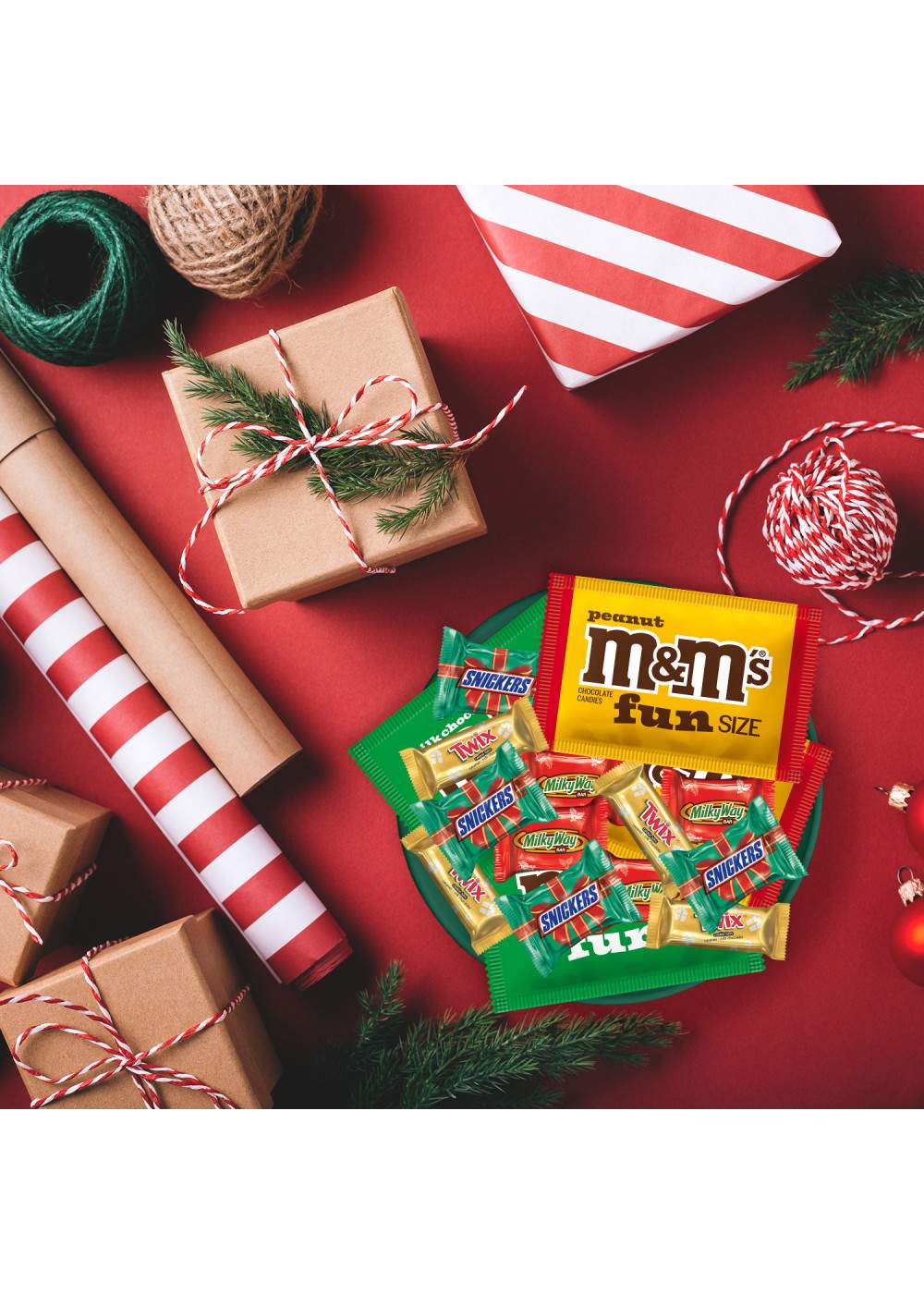 M&M'S, Snickers, Twix, & Milky Way Assorted Christmas Candy; image 4 of 7