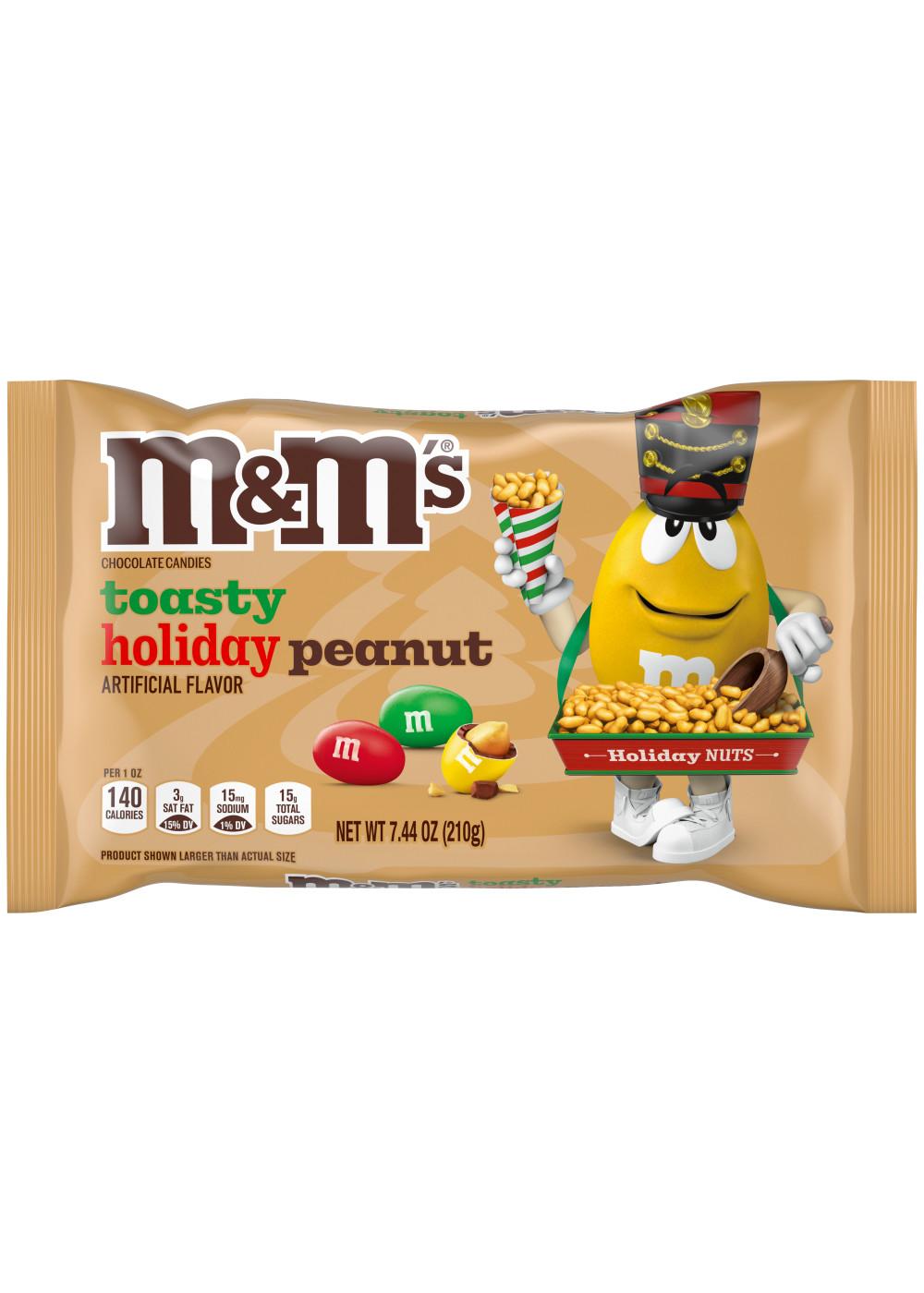 M&M'S Toasty Holiday Peanut Chocolate Christmas Candy; image 1 of 7