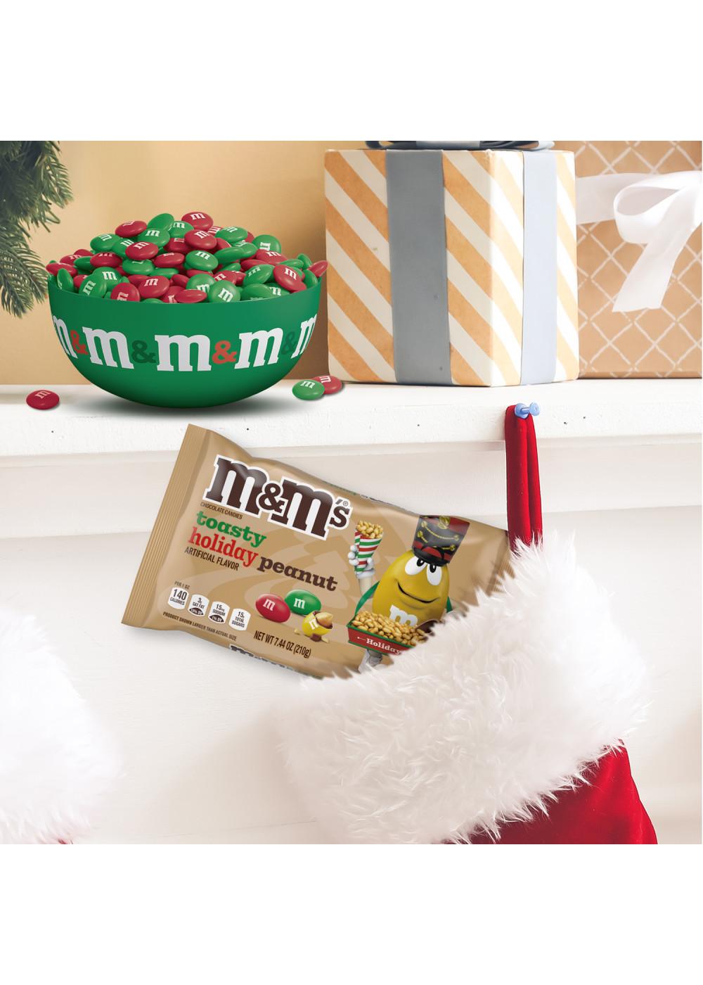 M&M'S Toasty Holiday Peanut Chocolate Christmas Candy; image 4 of 7