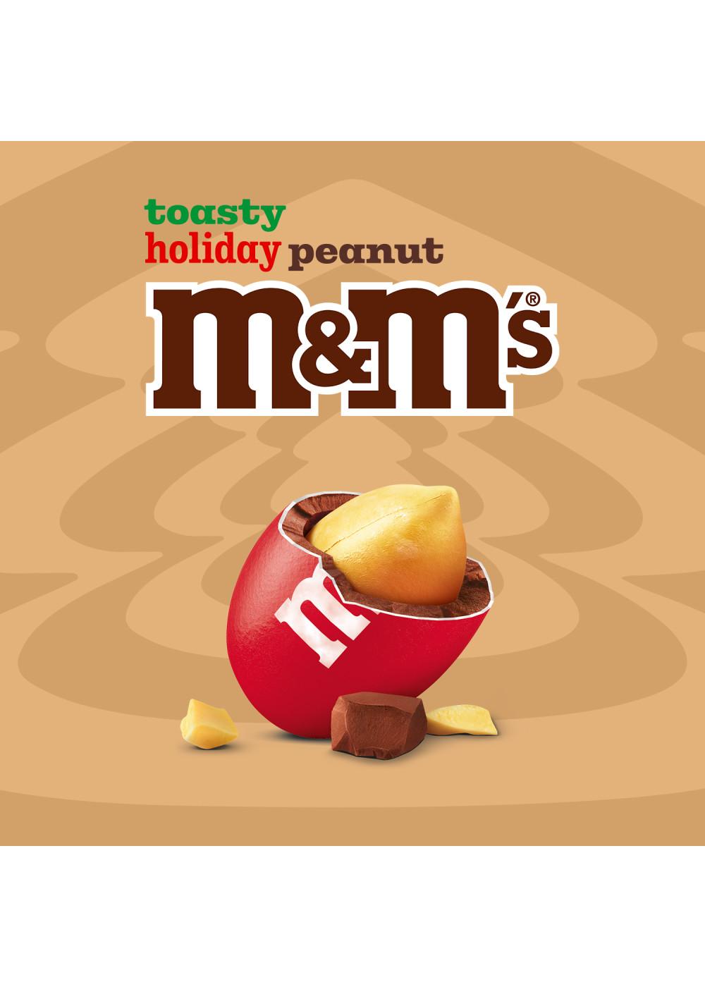 M&M'S Toasty Holiday Peanut Chocolate Christmas Candy; image 6 of 7