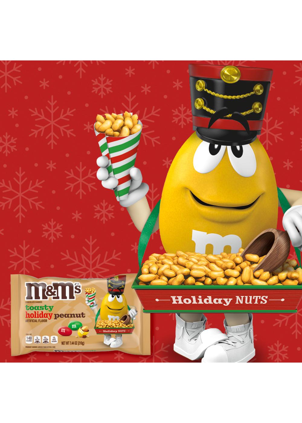 M&M'S Toasty Holiday Peanut Chocolate Christmas Candy; image 7 of 7