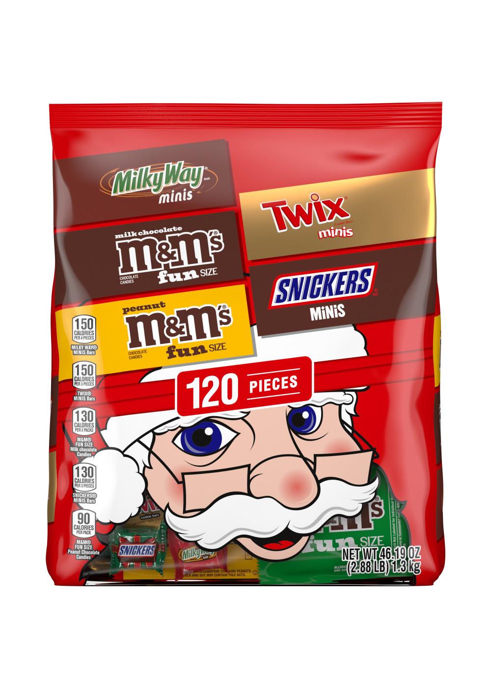 M&M'S, Snickers, Twix, & Milky Way Assorted Christmas Candy; image 1 of 7