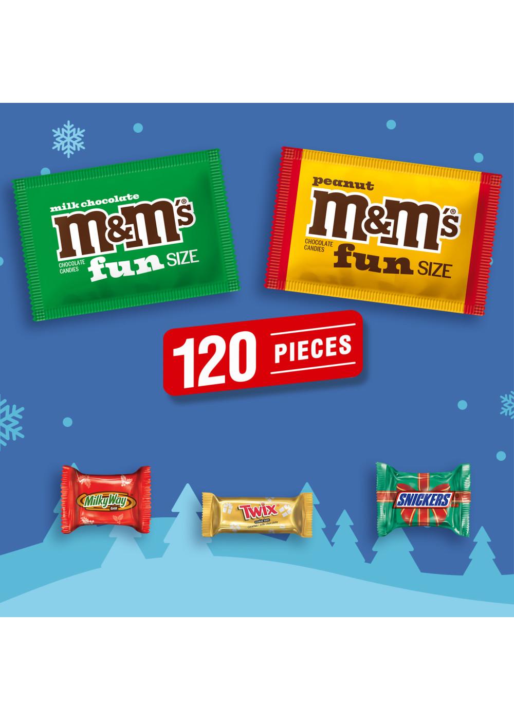 M&M'S, Snickers, Twix, & Milky Way Assorted Christmas Candy; image 2 of 7