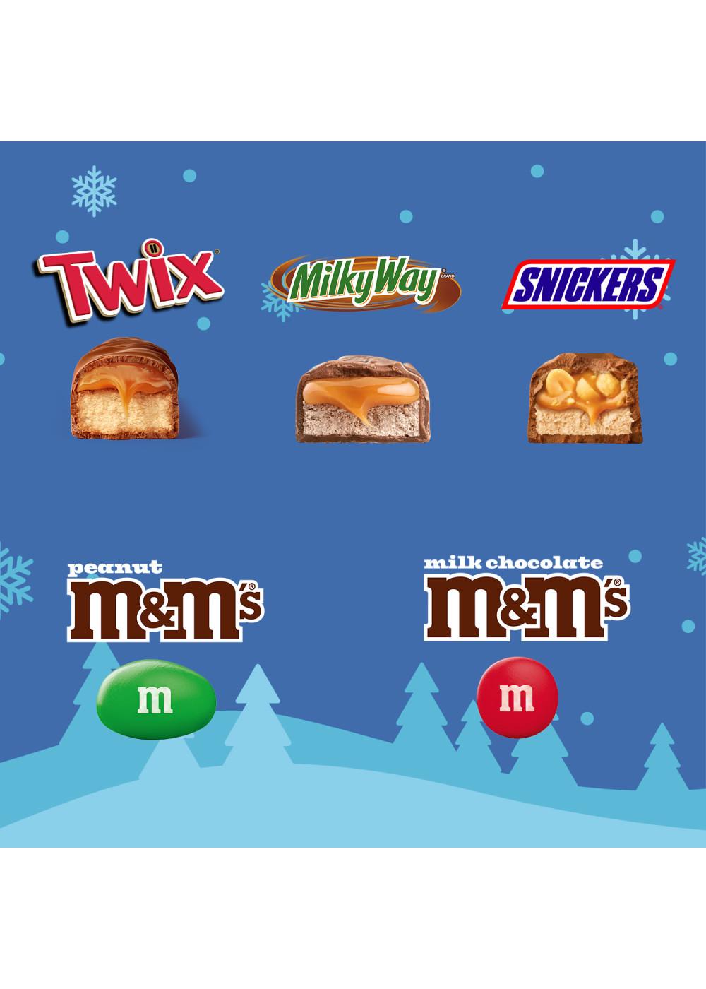 M&M'S, Snickers, Twix, & Milky Way Assorted Christmas Candy; image 6 of 7