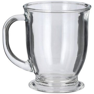 our goods Cafe Glass Mug, 14.8 oz