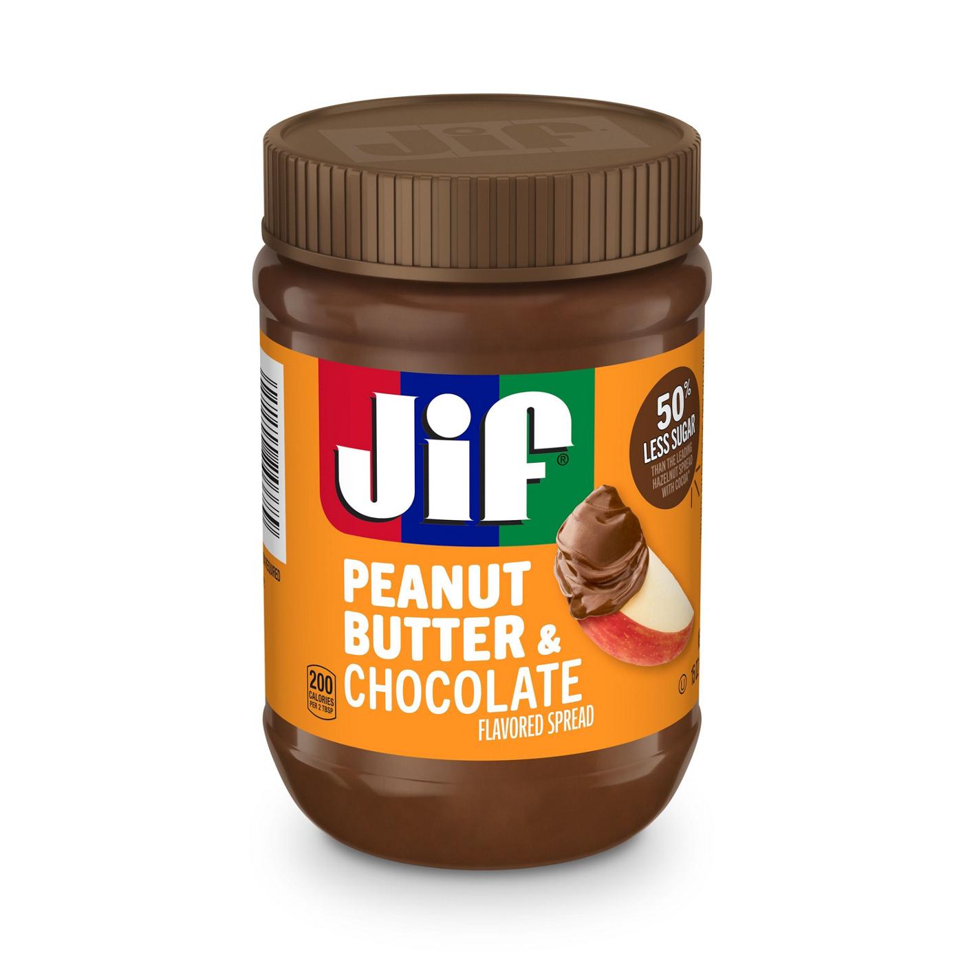 Jif Peanut Butter & Chocolate Spread; image 1 of 2