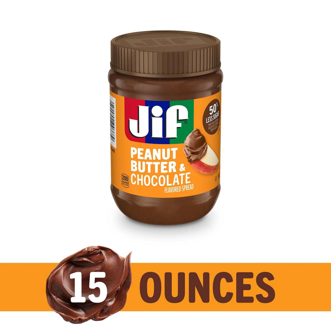 Jif Peanut Butter & Chocolate Spread; image 7 of 8