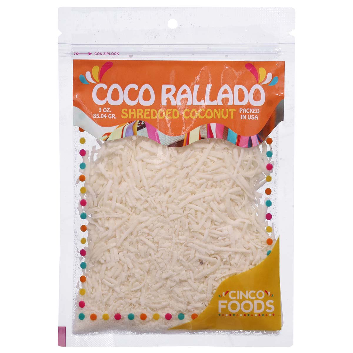 Cinco Foods Coco Rallado Shredded Coconut - Shop Herbs & spices at H-E-B
